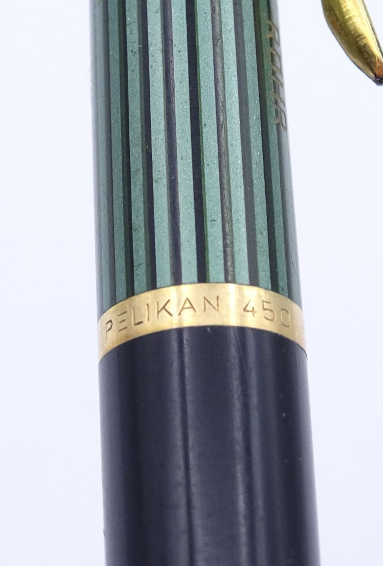 Schreibset "Pelikan" bestehend aus Füller u. Druckbleistift No. 400 & 450.Goldfeder 585/000, - Bild 7 aus 8