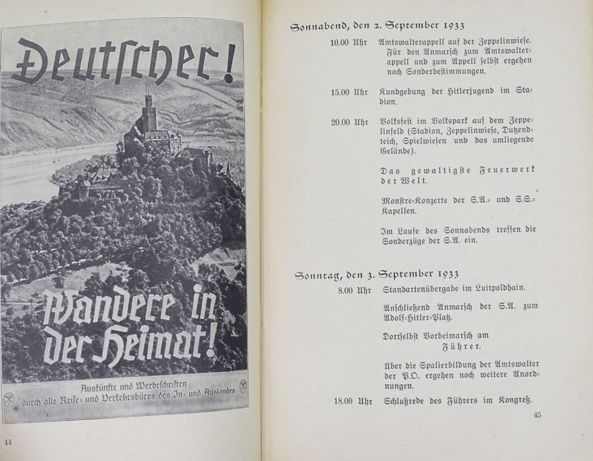 "Führer zum Reichsparteitag der N.S.D.A.P. in Nürnberg 193 - Bild 3 aus 10