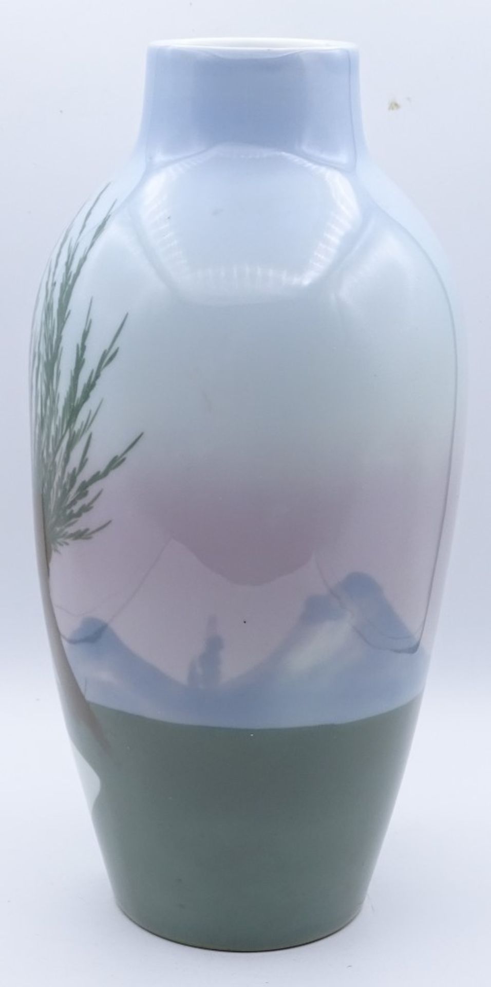 Vase mit Landschaftsmotiv, "J&C",H- 26,5cm - Bild 2 aus 4