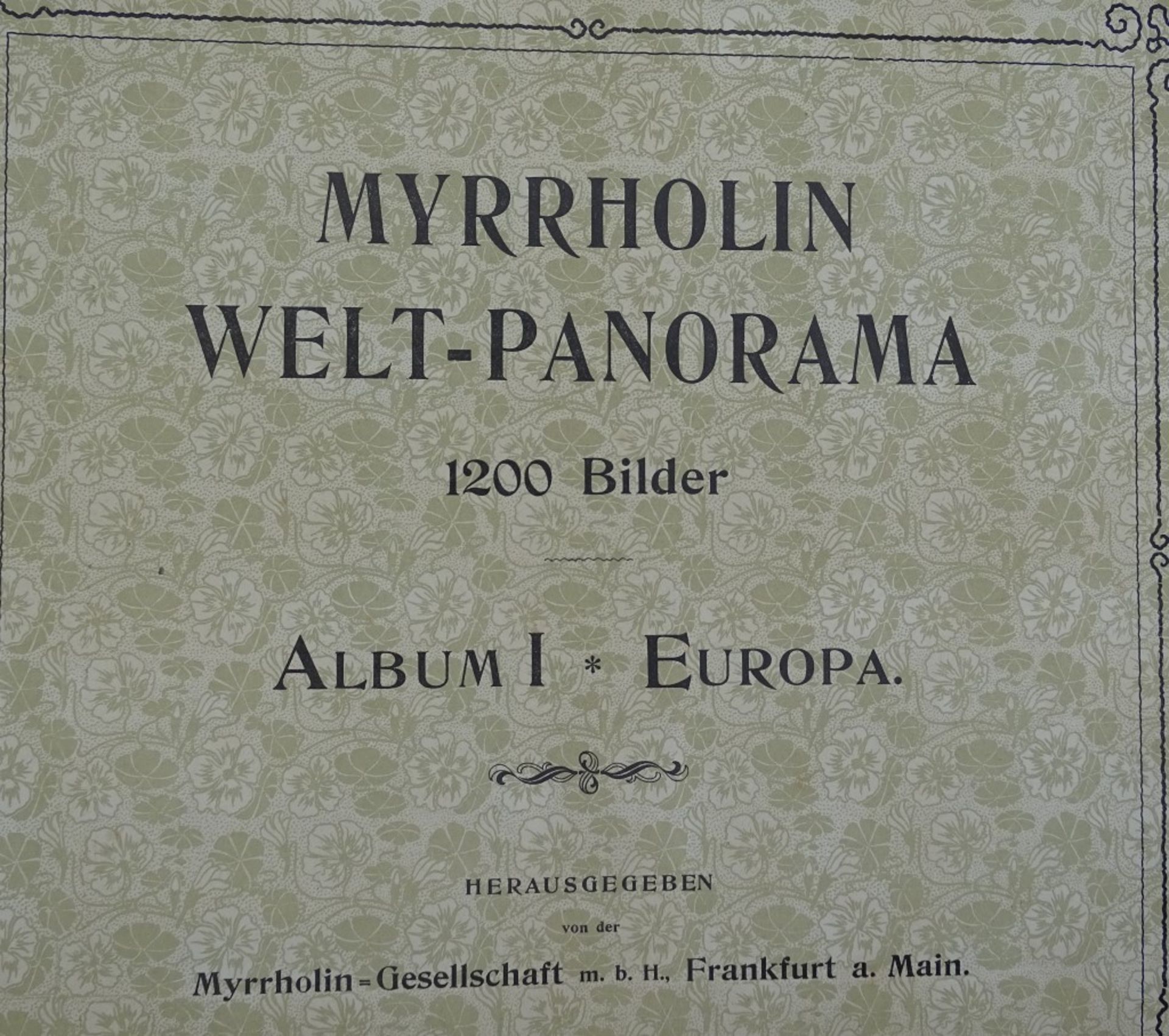 Myrrholin Welt Panorama Sammelbilder Alben,Band I+II - Bild 2 aus 7