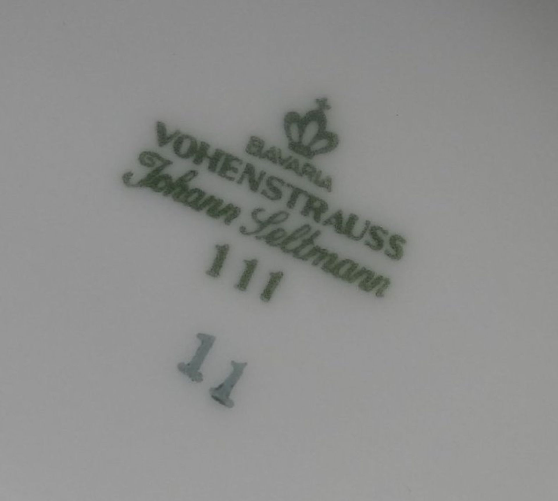 Deckelvase "Vohenstrauss", grüne Blüten,, H-30 - Bild 3 aus 3