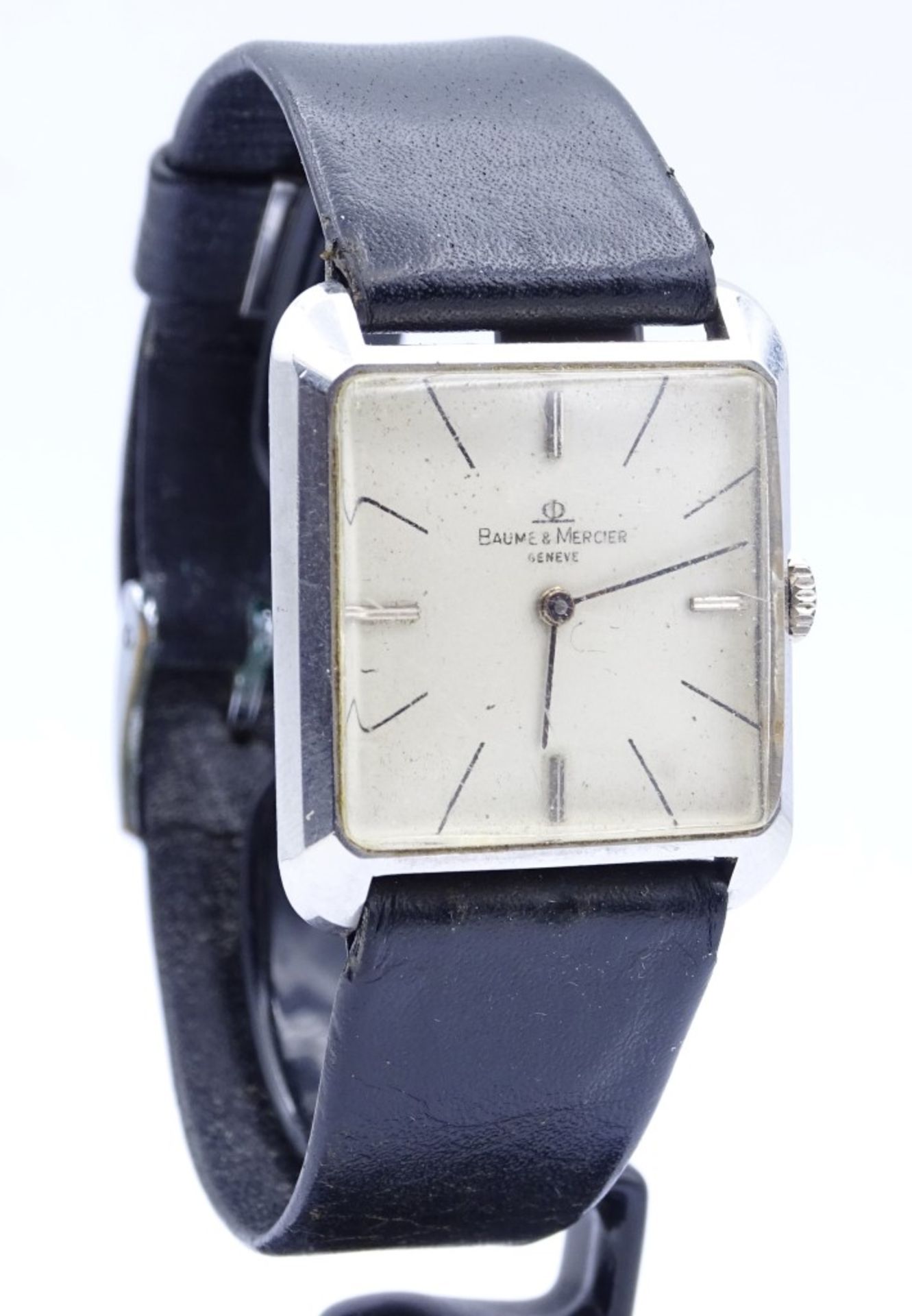 Vintage Armbanduhr "Baume & Mercier", Cal. 320, mechanisch (Handaufzug),Werk läuft, - Image 2 of 6