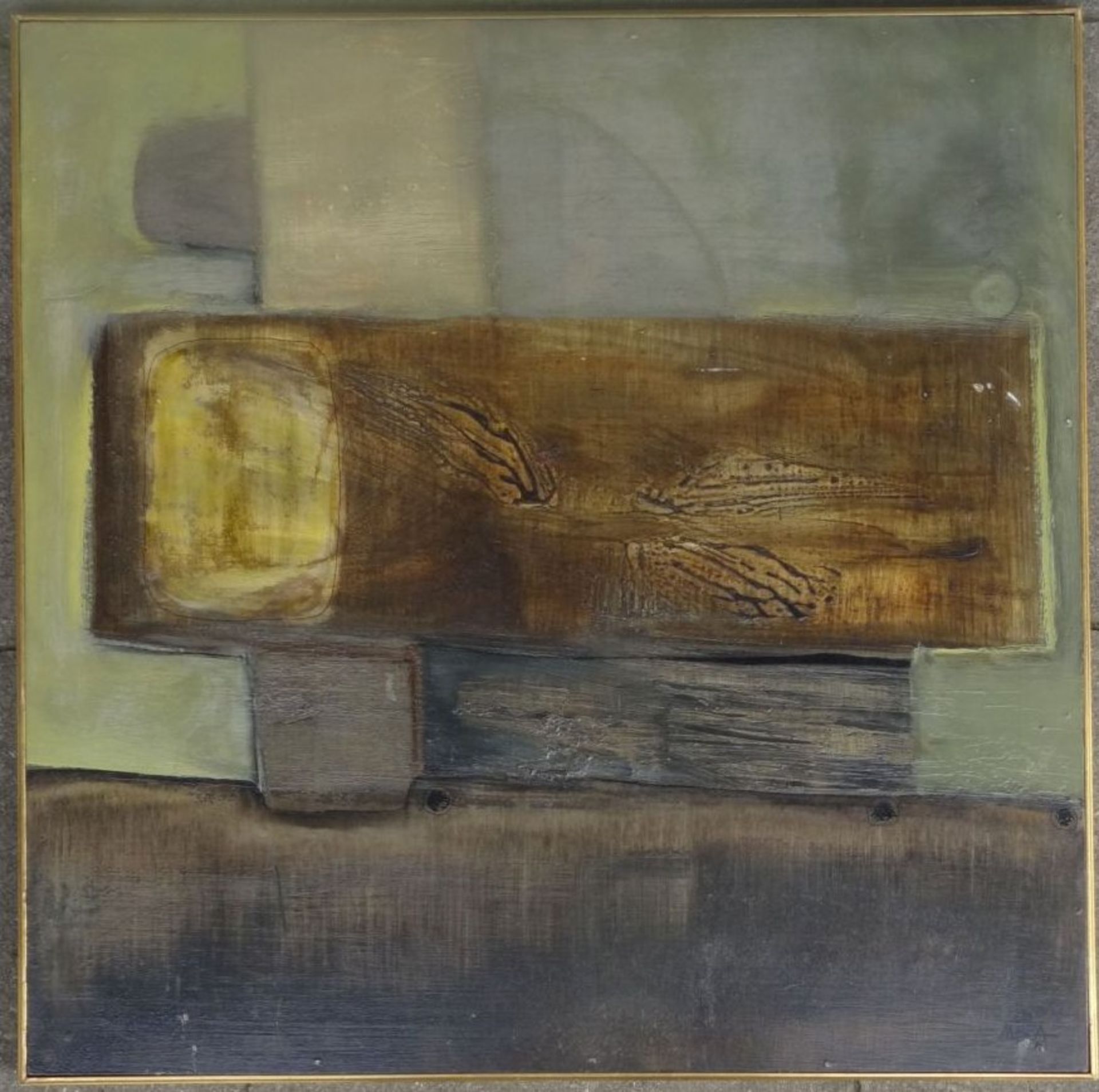 Manuel BEA CERVERA (1934-1997, 1963 "Komposition" Öl/Platte, 62x62 c - Bild 2 aus 7