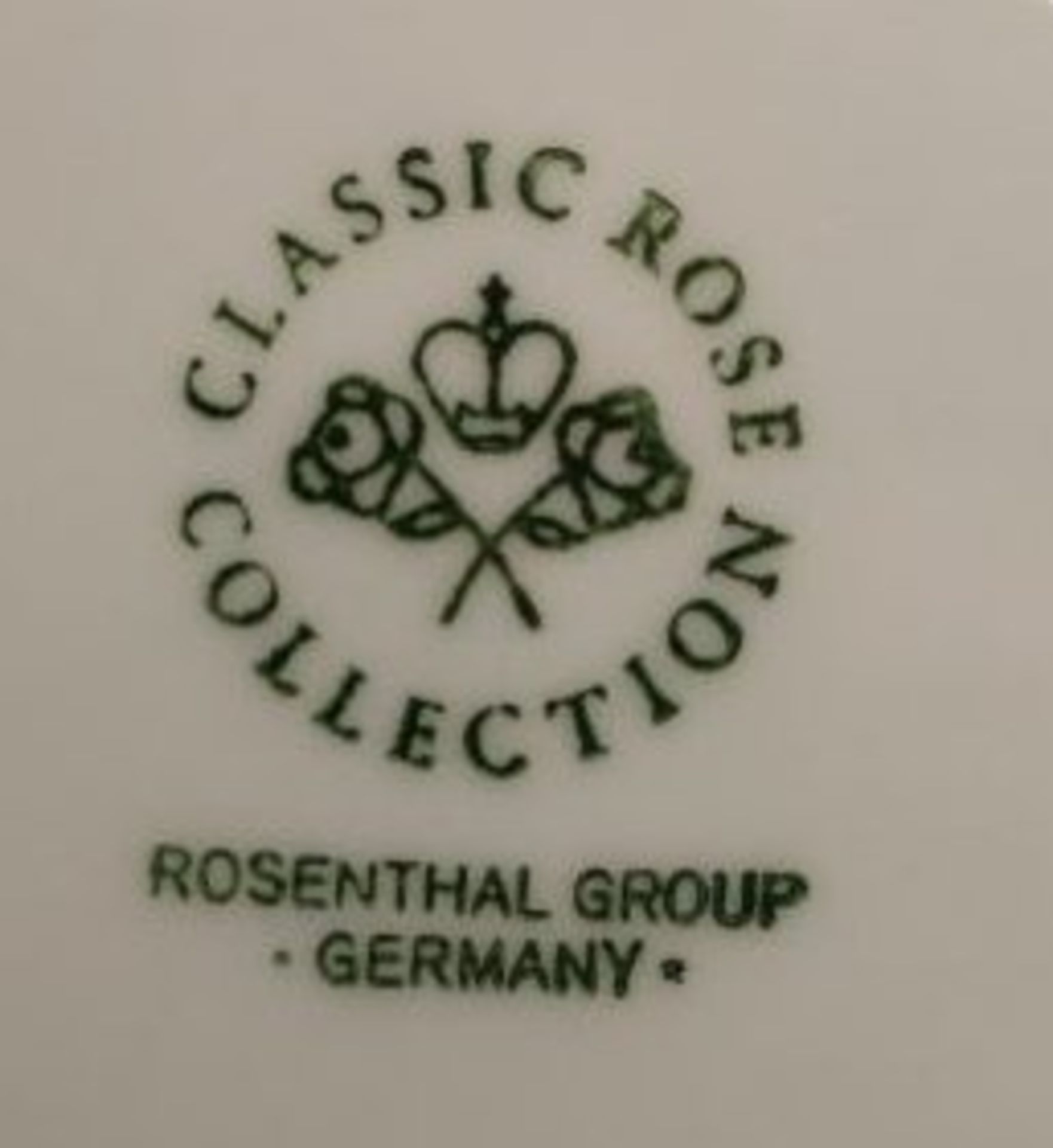 Mokkaservice für 9 Personen, Rosenthal Classic Rose, Weißporzellan, Kanne H-20cm Tasse H-5,5cm - Bild 2 aus 2