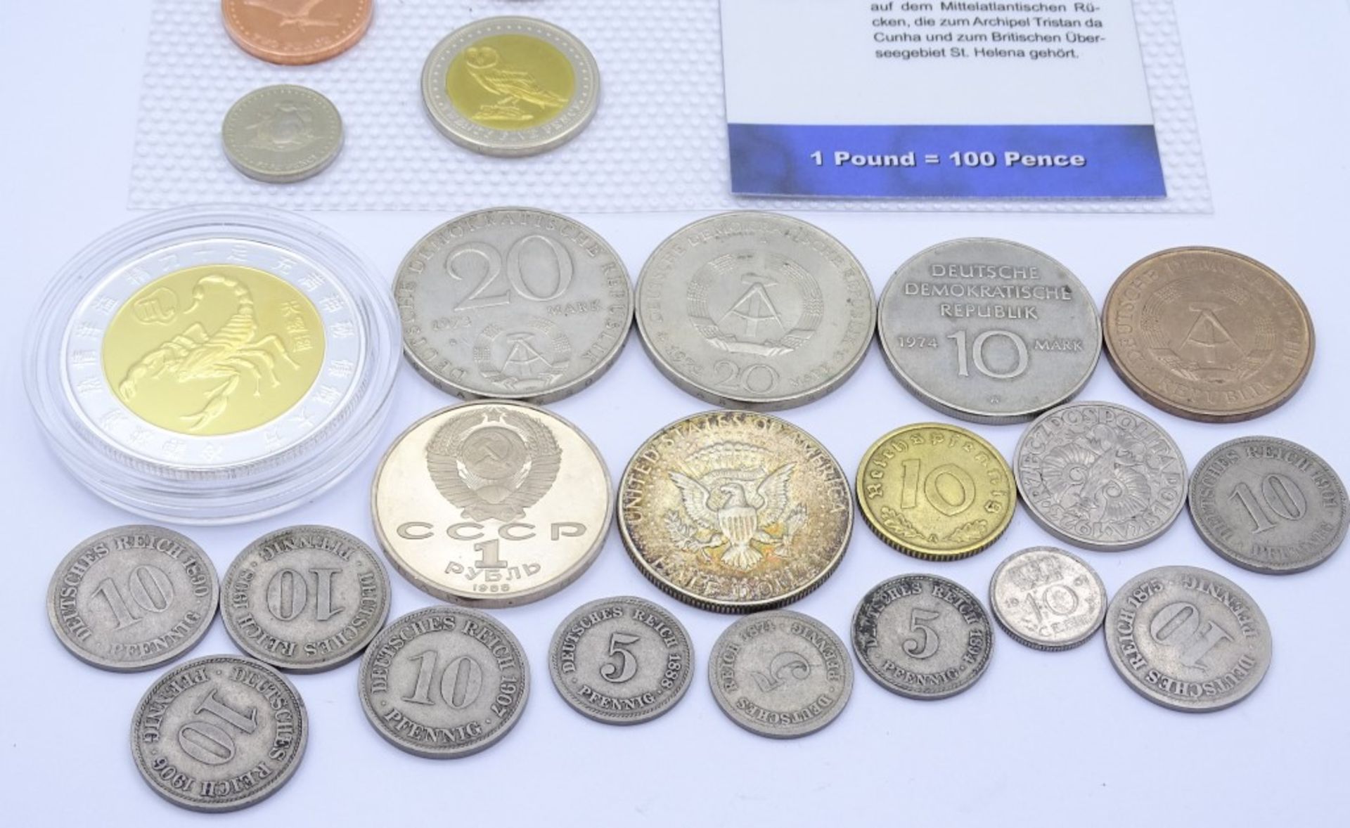 Konvolut div. Münzen,Deutschland,England,USA,Pole - Bild 3 aus 3