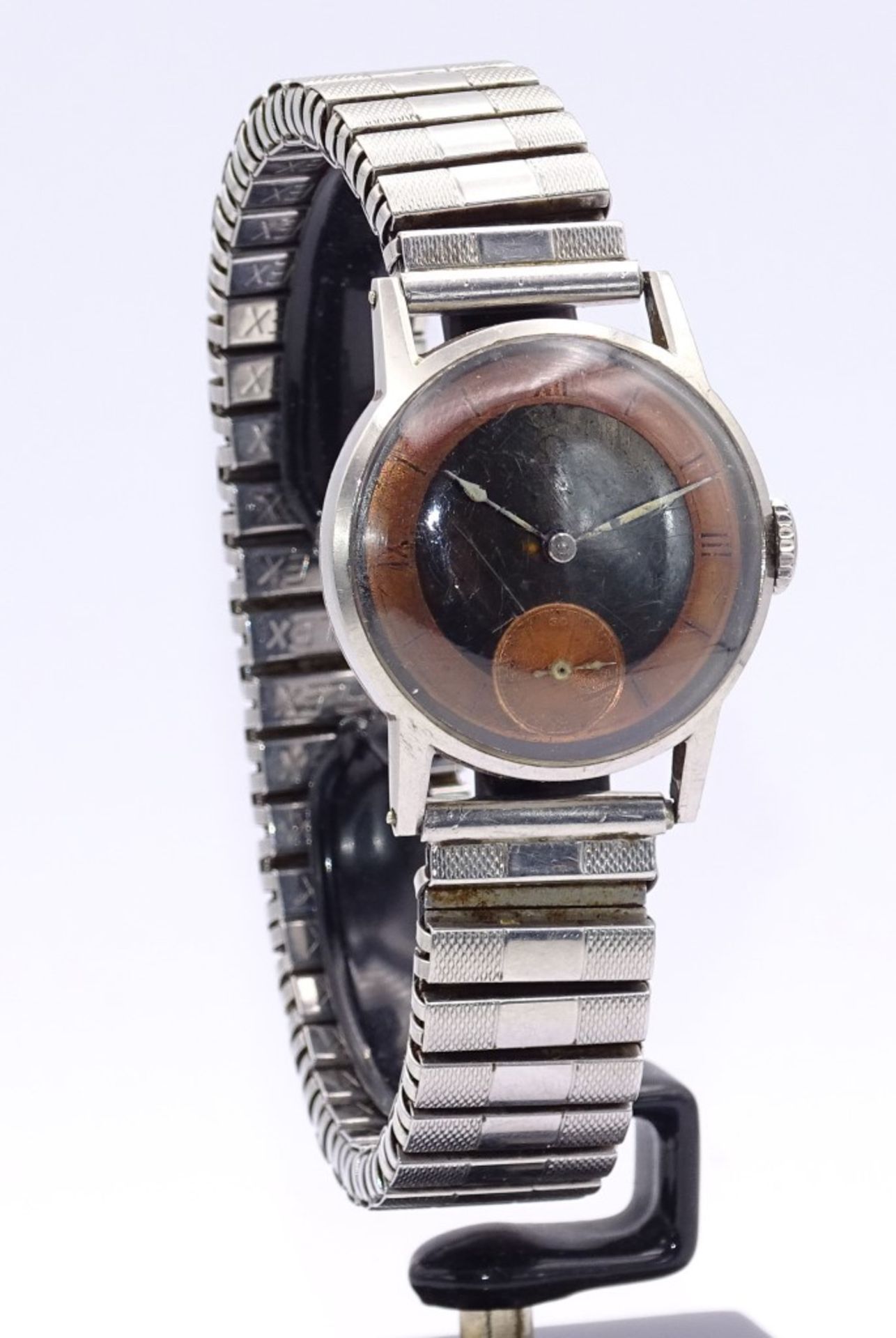 Armbanduhr "Omega",cal.26.5T3 ,Militär Armbanduhr,1940er Jahre,mechanisch,Werk läuft,Edelstahl,d- - Bild 2 aus 10
