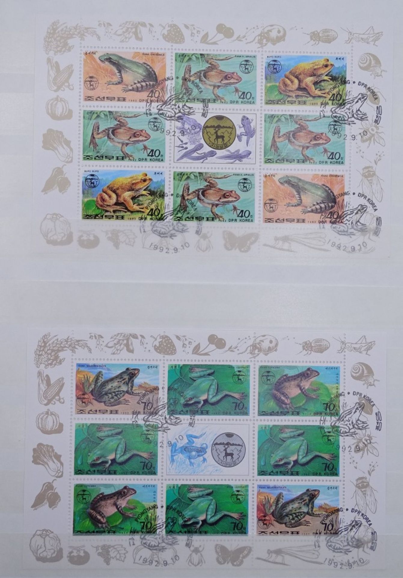 3x Briefmarken Alben Nord -Korea - Bild 9 aus 10