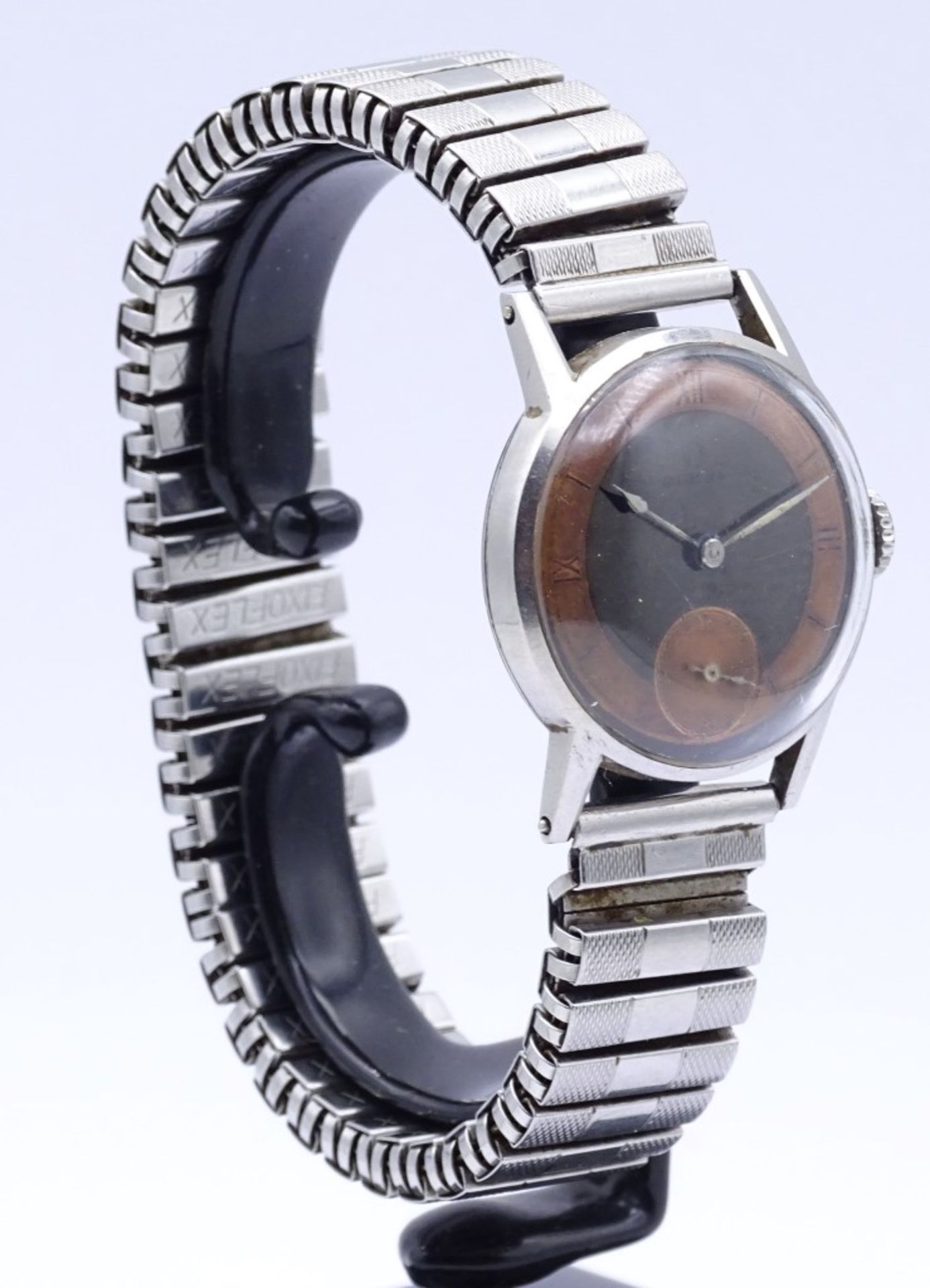 Armbanduhr "Omega",cal.26.5T3 ,Militär Armbanduhr,1940er Jahre,mechanisch,Werk läuft,Edelstahl,d- - Bild 5 aus 10