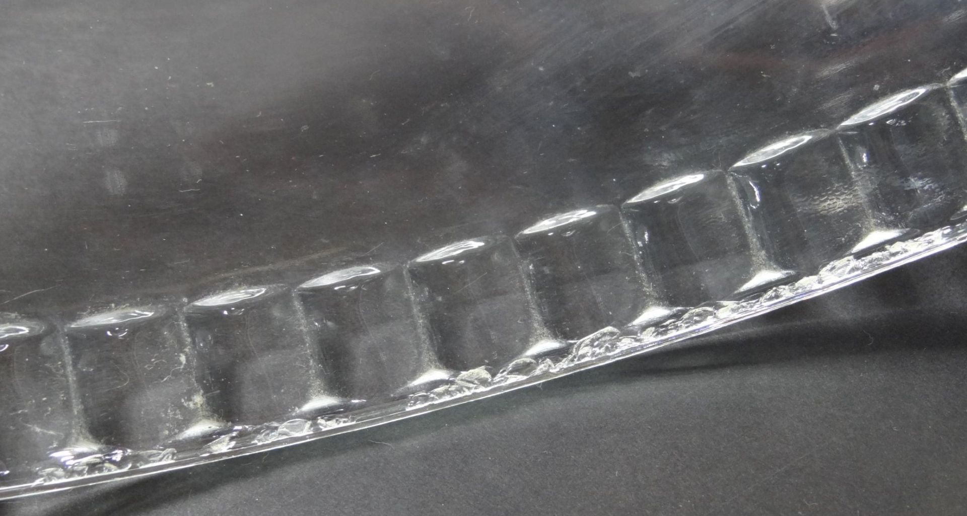 gr. Kristall Kuchenglocke? oder ähnliches, H-15 cm, D- Teller 32 c - Bild 3 aus 4