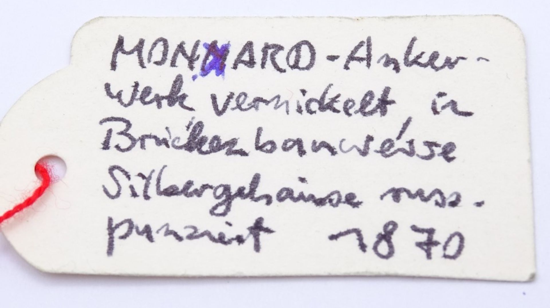 Herrensavonette "Monnard Geneve"Schweiz,um 1870, Silbergehäuse 0.875 (84),Russland,Schlüsselwerk, - Image 10 of 10