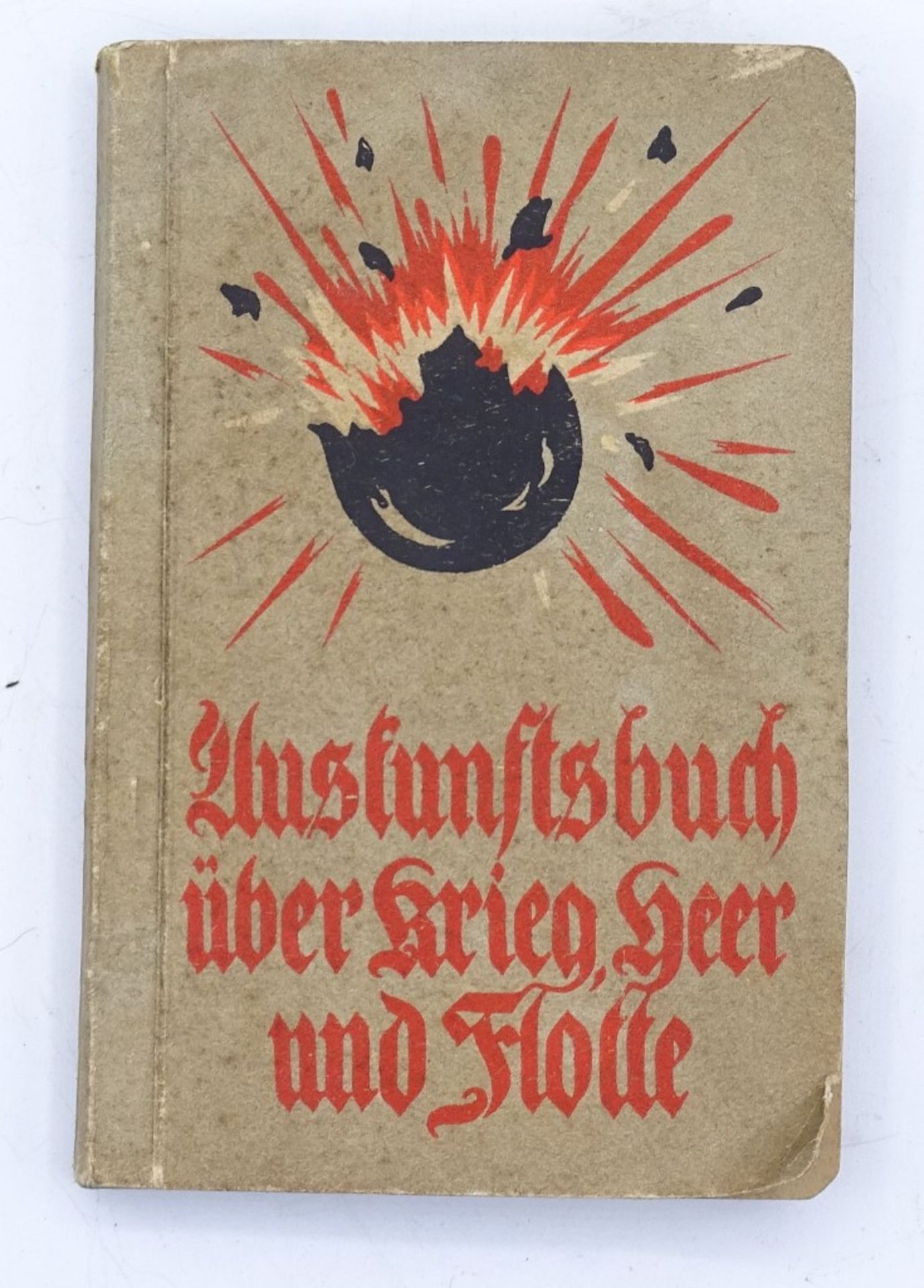 Auskunftsbuch über Krieg,Heer und Flotte, 1915 (11x7cm