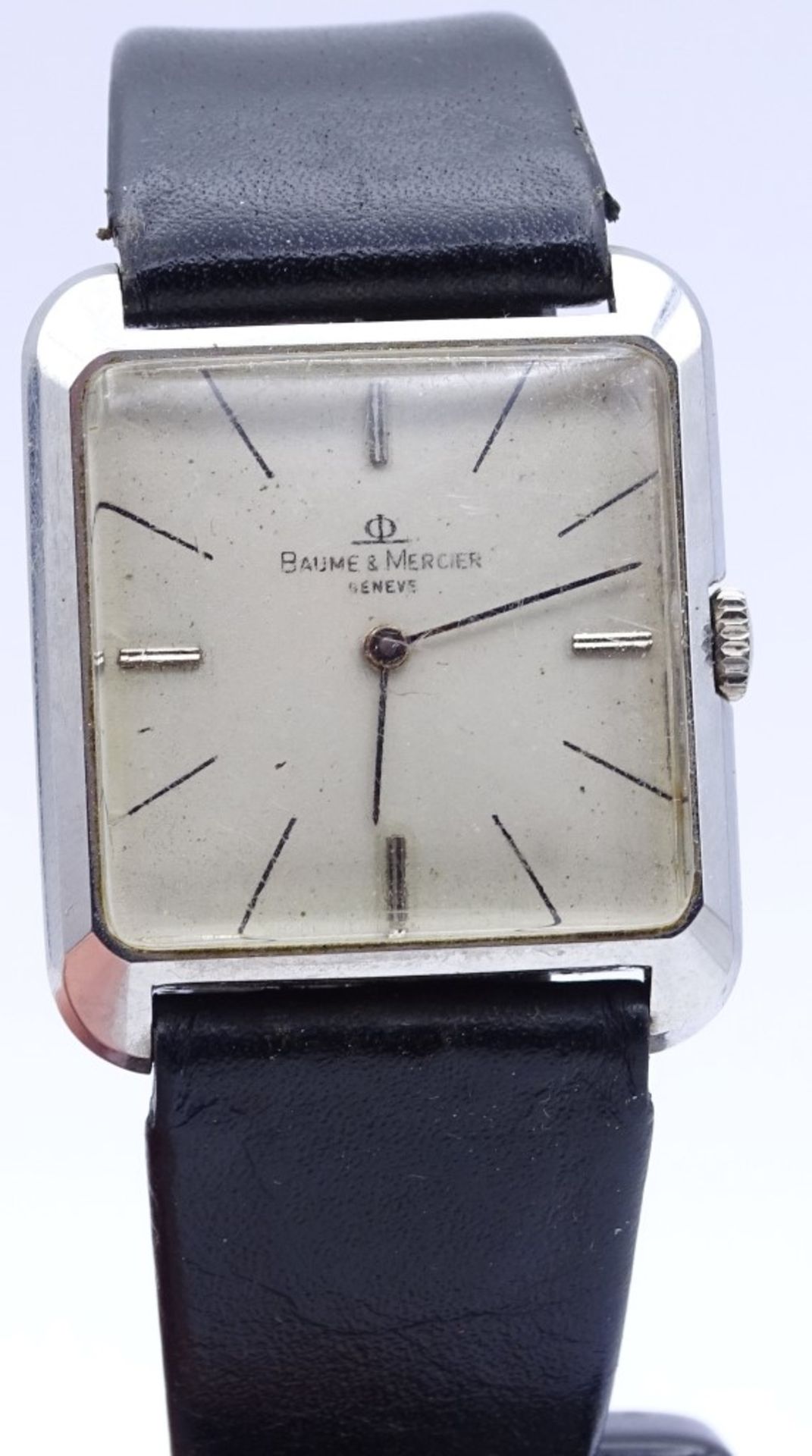 Vintage Armbanduhr "Baume & Mercier", Cal. 320, mechanisch (Handaufzug),Werk läuft, - Image 3 of 6