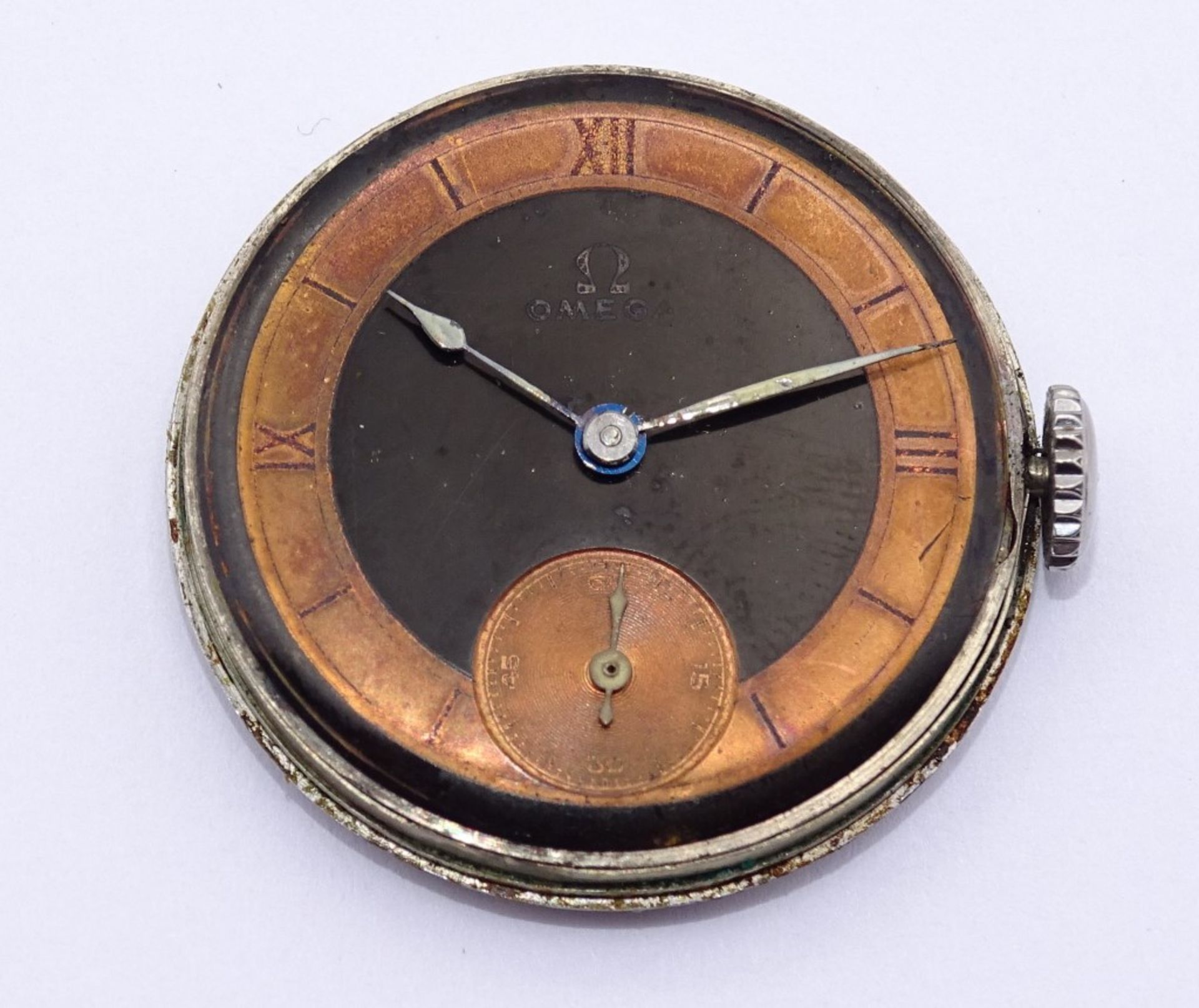 Armbanduhr "Omega",cal.26.5T3 ,Militär Armbanduhr,1940er Jahre,mechanisch,Werk läuft,Edelstahl,d- - Bild 7 aus 10