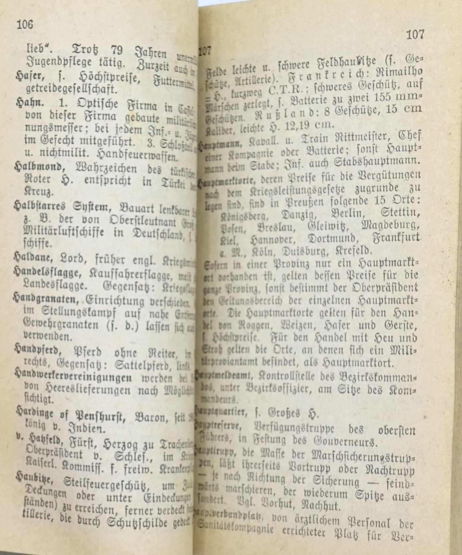 Auskunftsbuch über Krieg,Heer und Flotte, 1915 (11x7cm - Bild 5 aus 8