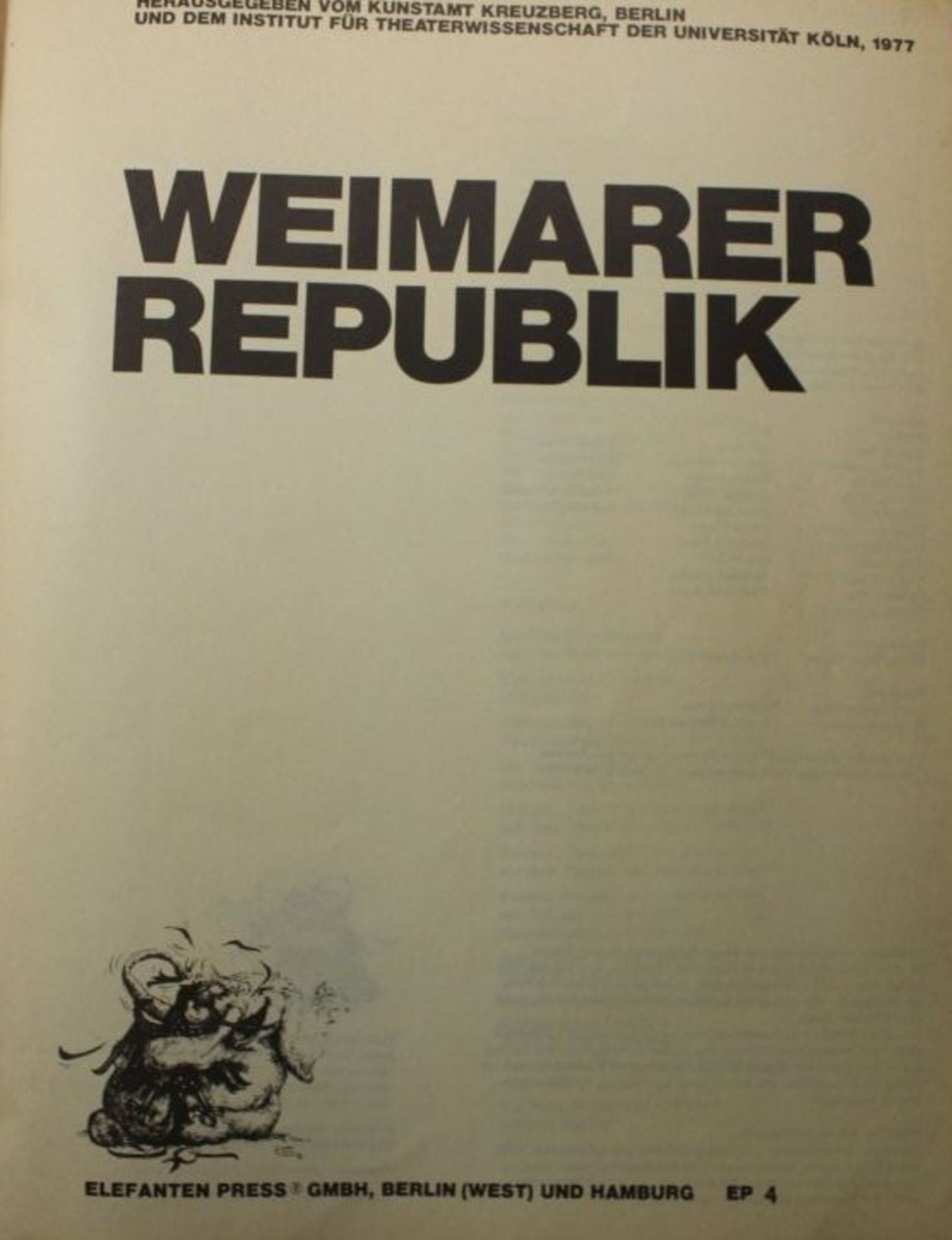 Weimarer Republik, 1977, Paperback. - Image 2 of 4