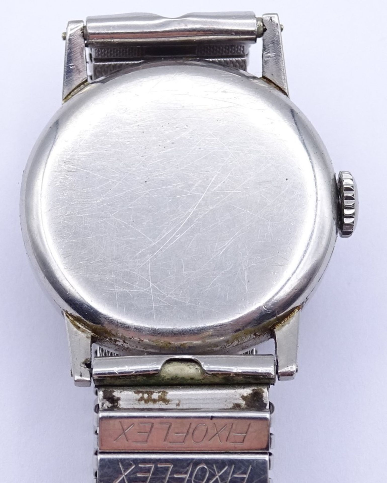 Armbanduhr "Omega",cal.26.5T3 ,Militär Armbanduhr,1940er Jahre,mechanisch,Werk läuft,Edelstahl,d- - Bild 10 aus 10