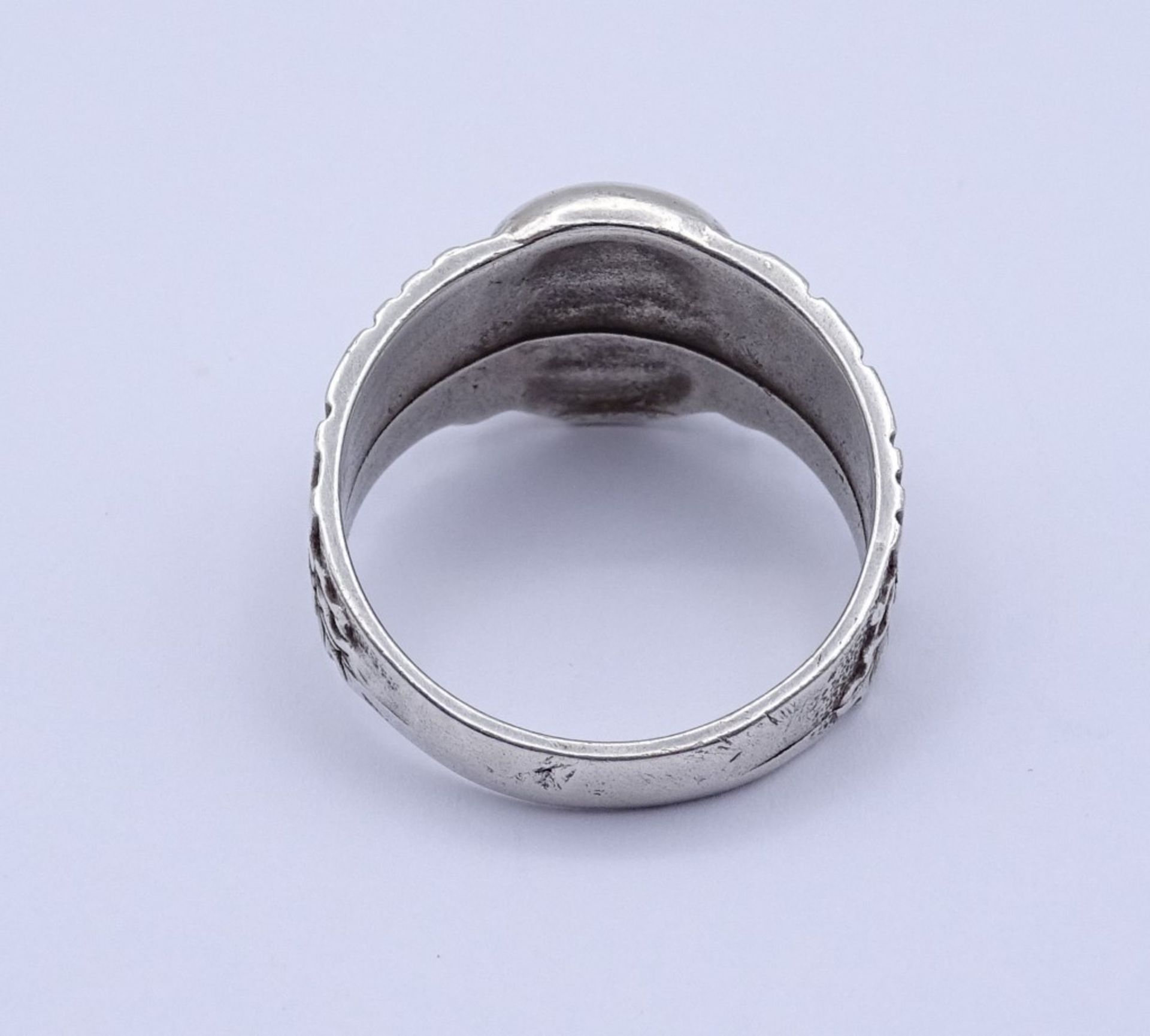WESTWALL Totenkopf Ring Silber 835/000 , 5,6gr., RG 65 - Bild 5 aus 5