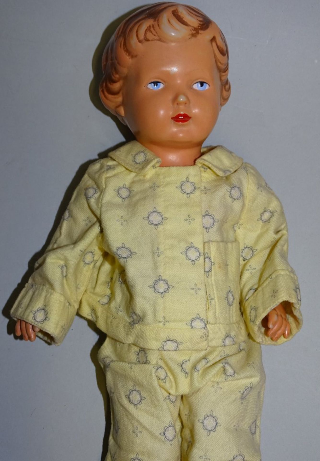 Schildkröt Puppe Nr. 36 in Schlafanzug,Alters-u. Gebrauchsspuren,H-35c - Bild 2 aus 4