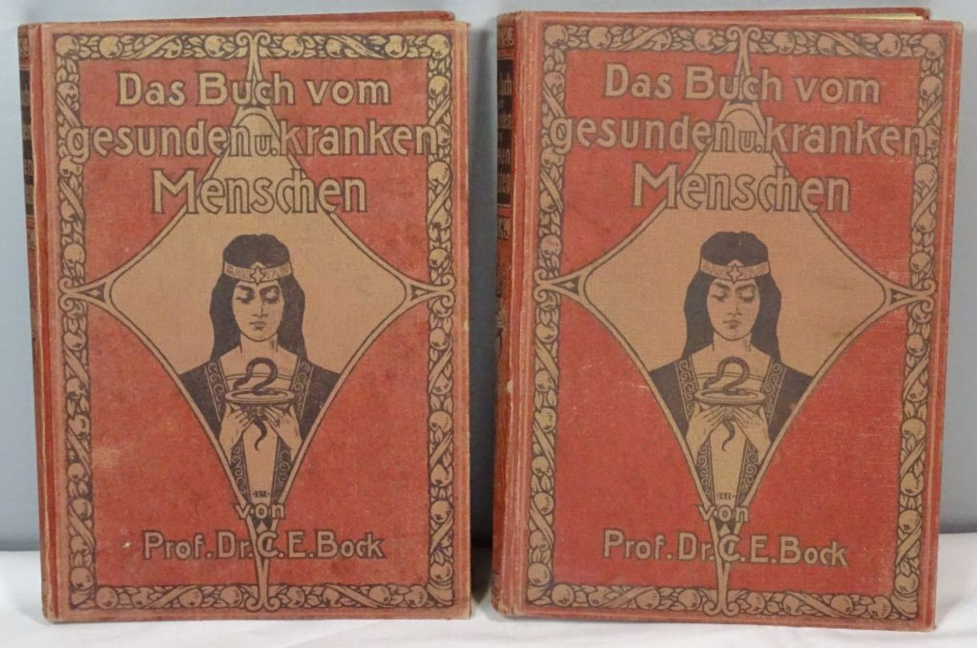 Prof.Dr.C.E.Bock, Das Buch vom gesunden u. kranken Menschen, 1. u. 2. Band, 1921.