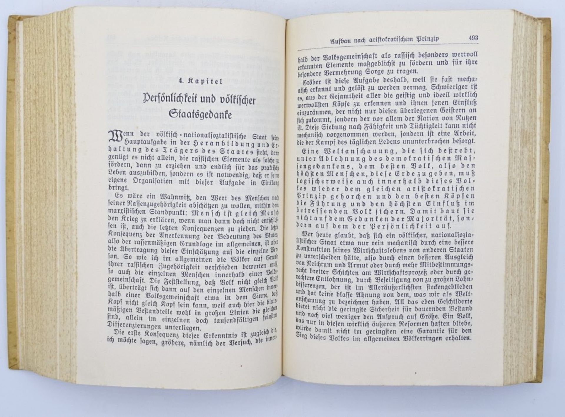 Adolf Hitler "Mein Kampf", 1938,Goldschnitt, 330.-334.Auflage, Münche - Bild 4 aus 10