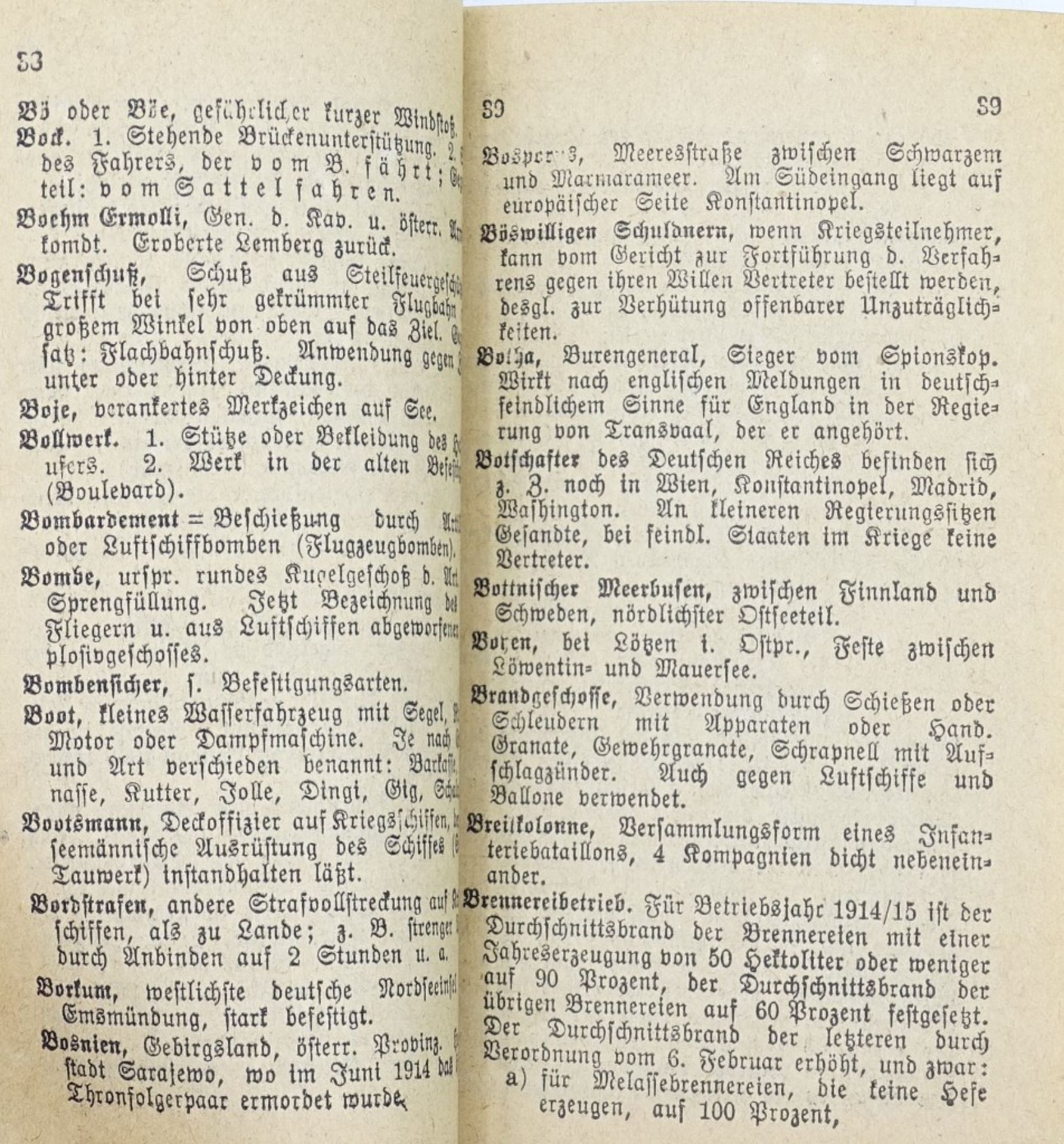 Auskunftsbuch über Krieg,Heer und Flotte, 1915 (11x7cm - Bild 8 aus 8