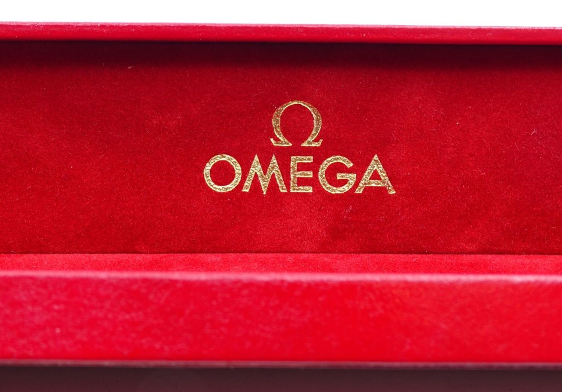 Uhrenschachtel "Omega", L- 22cm, b-4,0cm - Bild 4 aus 5