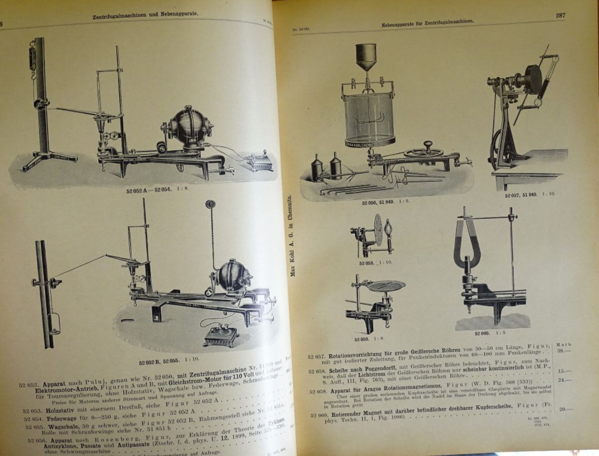 4x Bücher über "Physikalische Apparate",(Preiskataloge),192 - Bild 3 aus 10