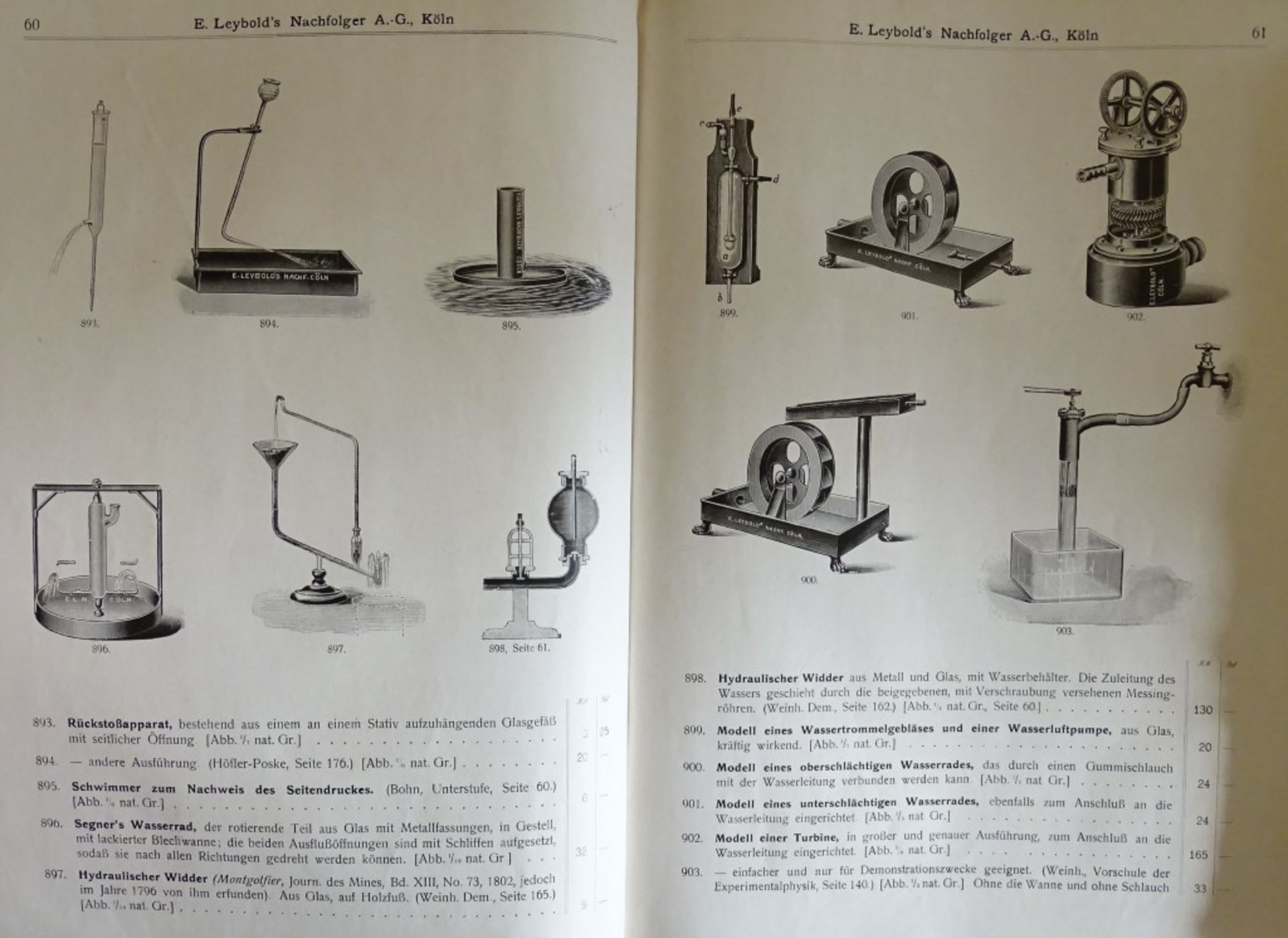 4x Bücher über "Physikalische Apparate",(Preiskataloge),192 - Bild 7 aus 10