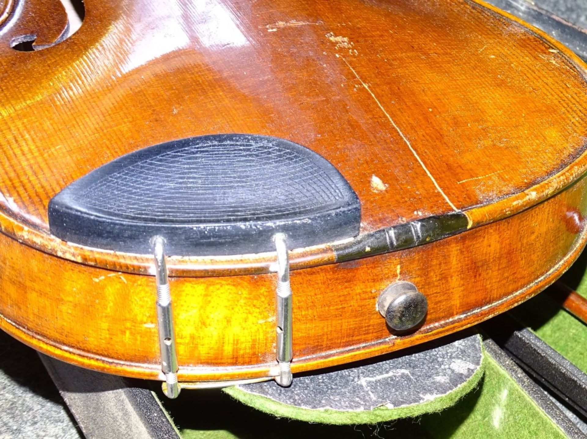 Geige, Stradivari Kopie,Modell Georg Schuster Markt Neukirchen mit Etikett in Geigen Korpus,anbei - Bild 9 aus 10