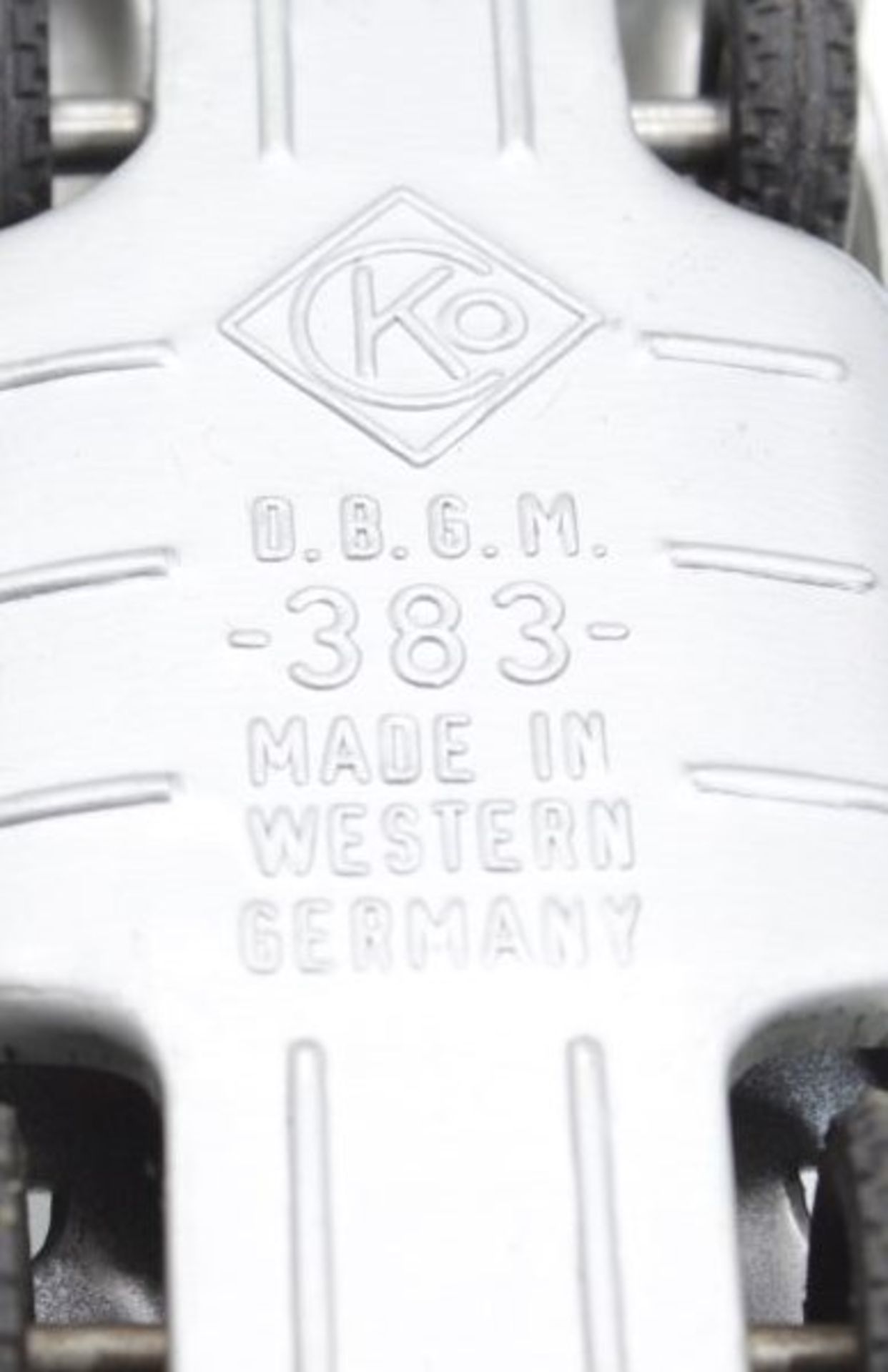 Kellermann, Rennwagen, Nr. 383, W.-Germany, Blech, Friktion läuft, orig, Karton, guter Zustand. - Bild 2 aus 2