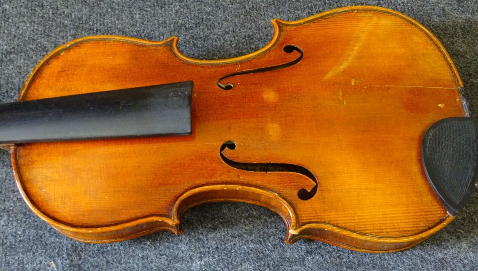 Geige, Stradivari Kopie,Modell Georg Schuster Markt Neukirchen mit Etikett in Geigen Korpus,anbei - Bild 4 aus 10