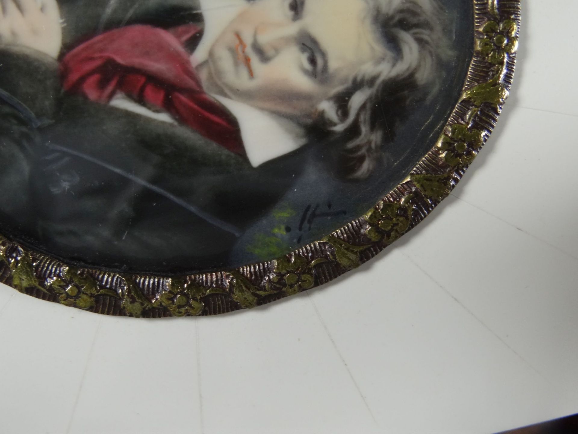 Miniaturportait "L. van Beethoven", 10x8,5 cm - Bild 3 aus 4