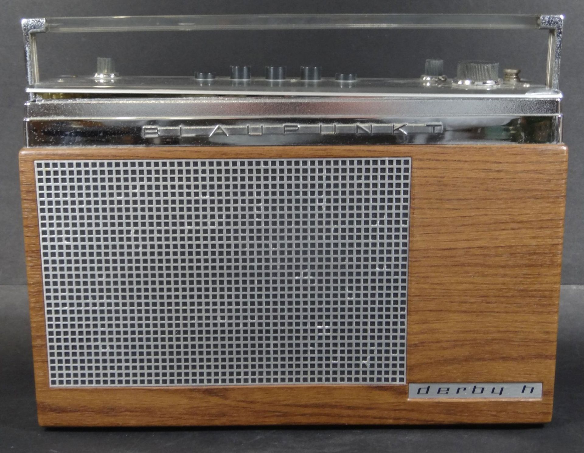 Blaupunkt Transistorradio Derby h, optisch gut erhalten, Funktion nicht geprüft, H-20 cm, B-28 c - Bild 10 aus 10