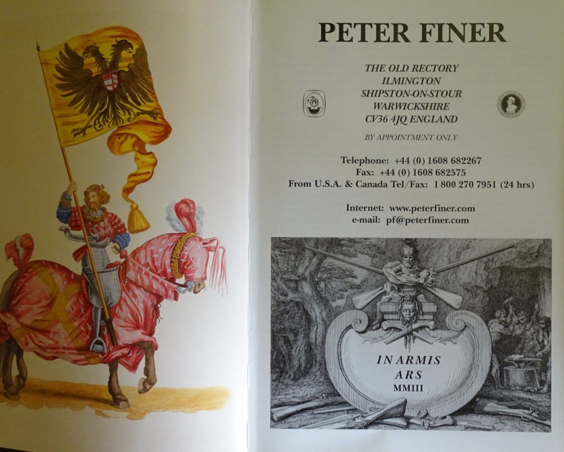 Zwei Galeriekataloge,Peter Finer - The old Rectory Ilmington, in Englisch geschrieben - Bild 2 aus 10