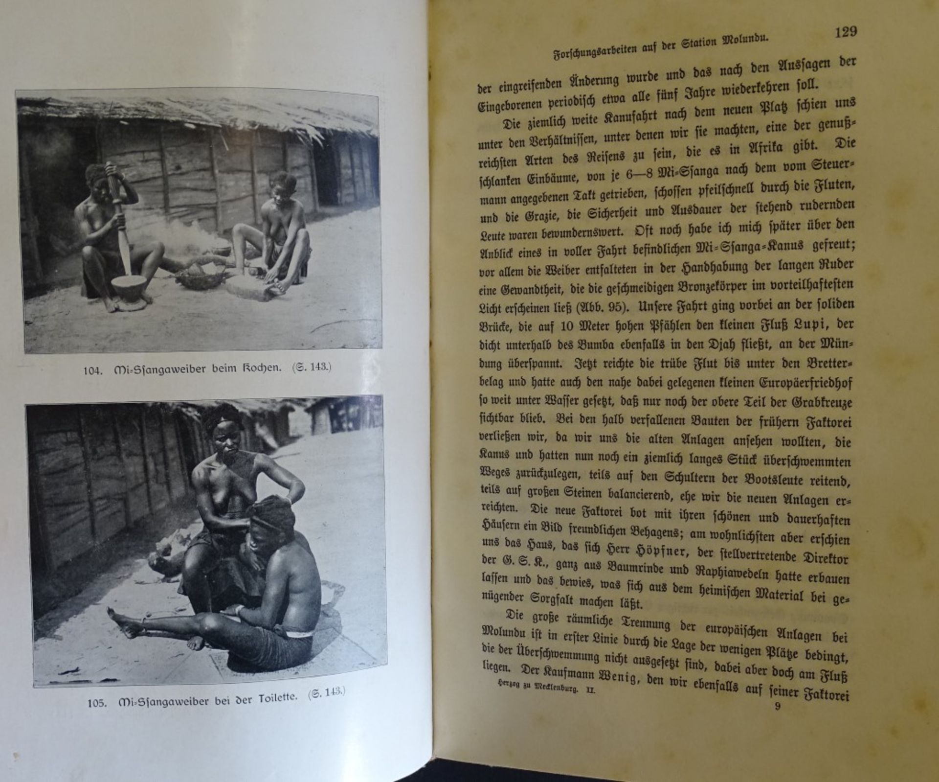 Von Kongo zum Niger und Nil,Band I+II,Adolf Friedr.Herzog zu Mecklenburg, 1912 - Bild 8 aus 10