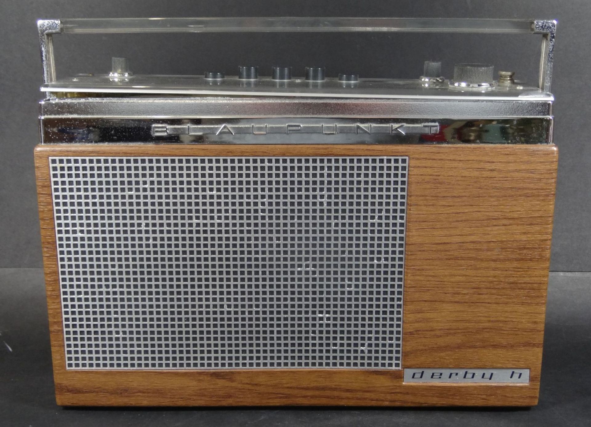 Blaupunkt Transistorradio Derby h, optisch gut erhalten, Funktion nicht geprüft, H-20 cm, B-28 c