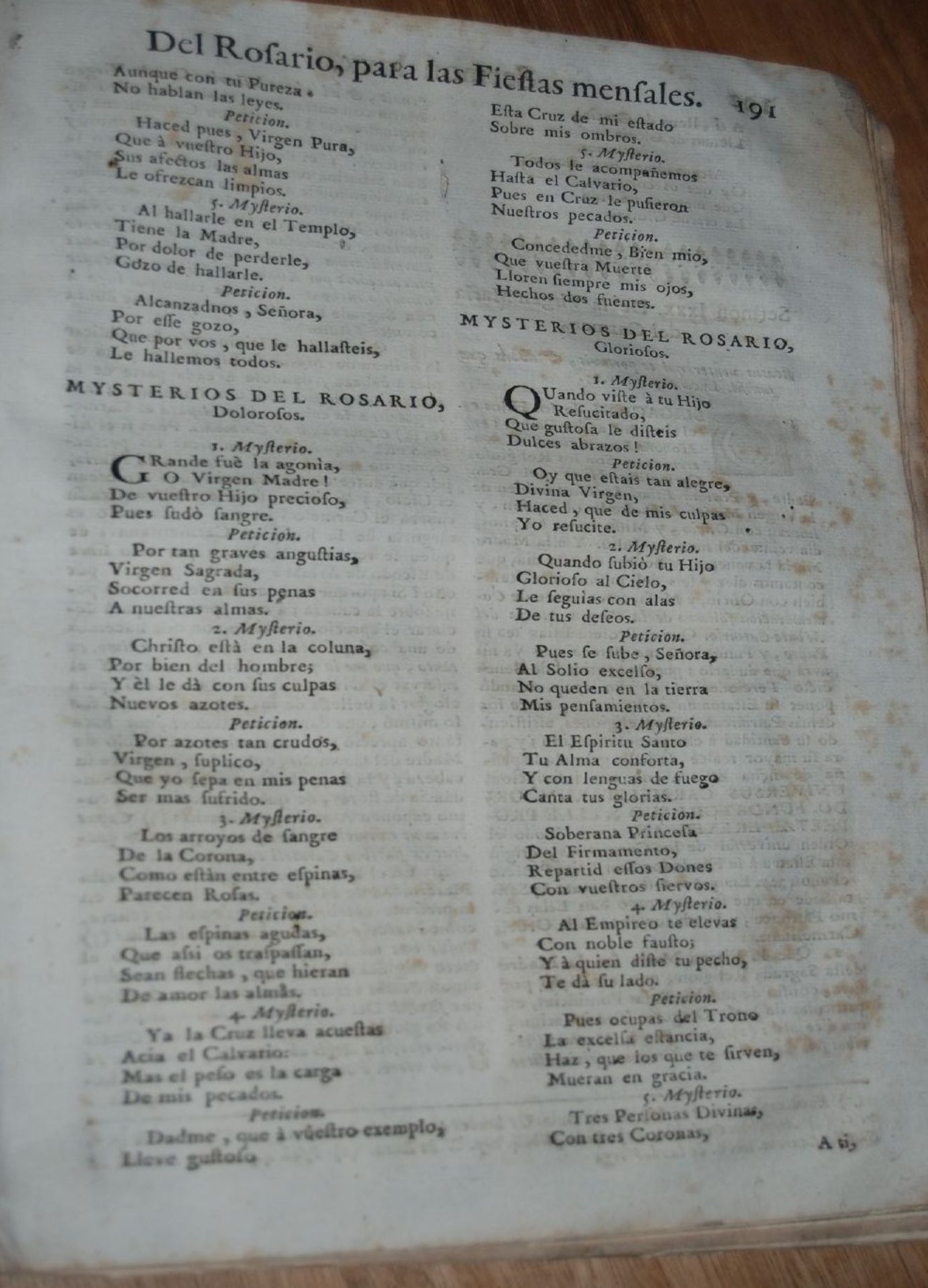 clarin evangelico panegyrico..Barcelona 1753, spanisch, PP, tw. Bindung lose, mit Wurmschäden - Bild 5 aus 9