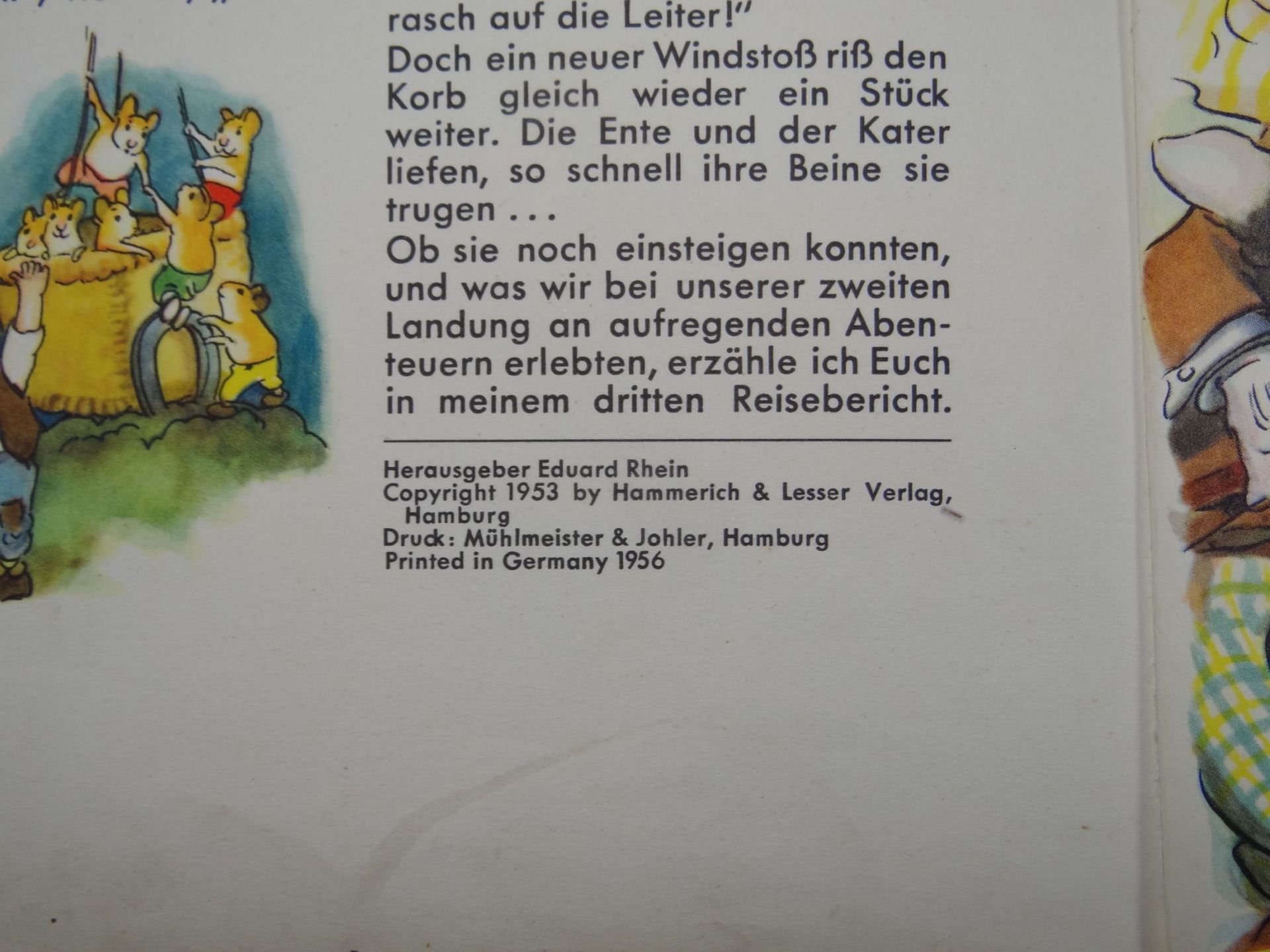 altes Bilderbuch "Mecki bei den 7 Zwergen" 1953 - Bild 7 aus 7
