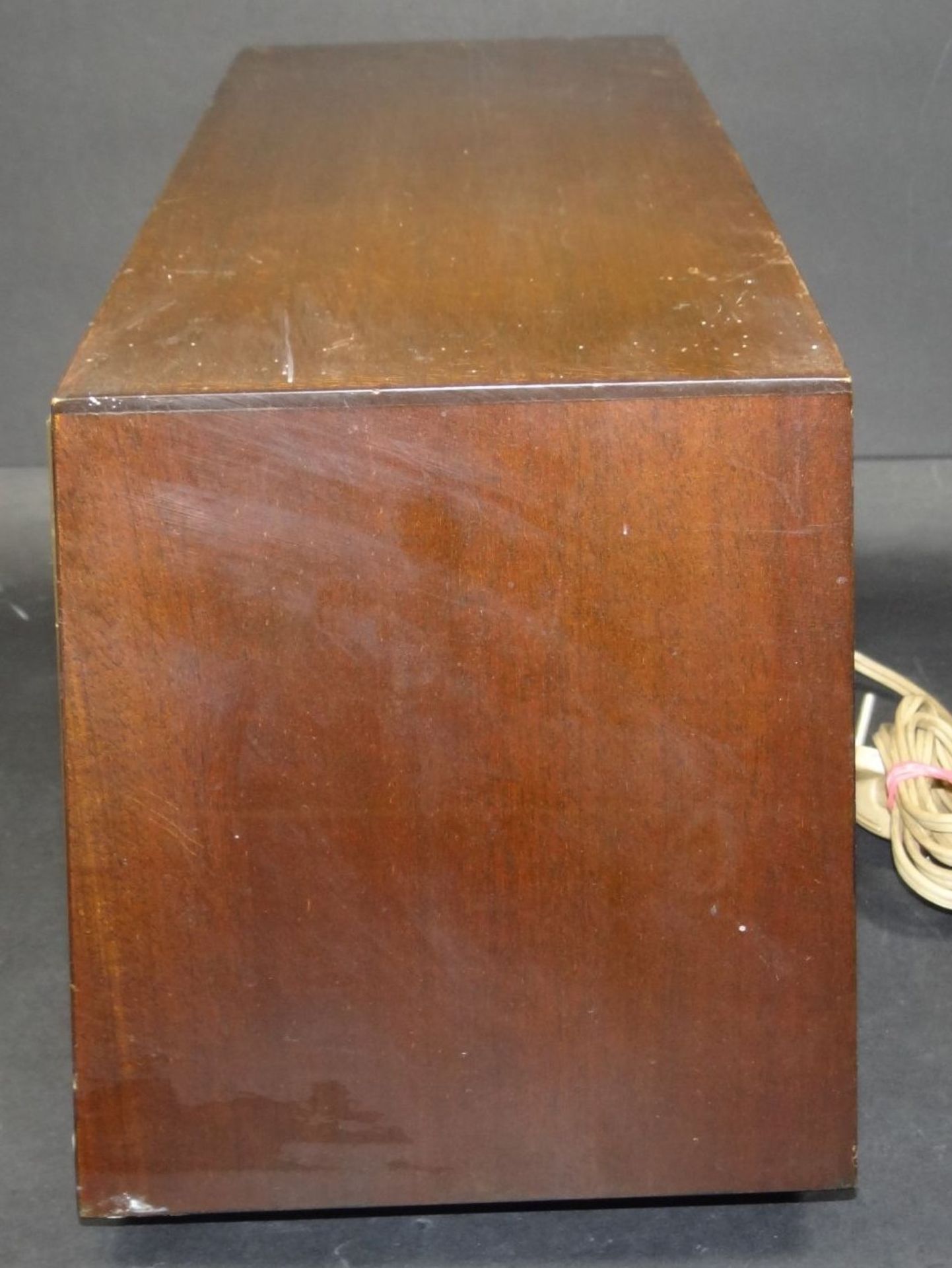 kleines Holzradio "Telefunken" Jubilate de Luxe, H-22 cm, B-37 cm - Bild 4 aus 6