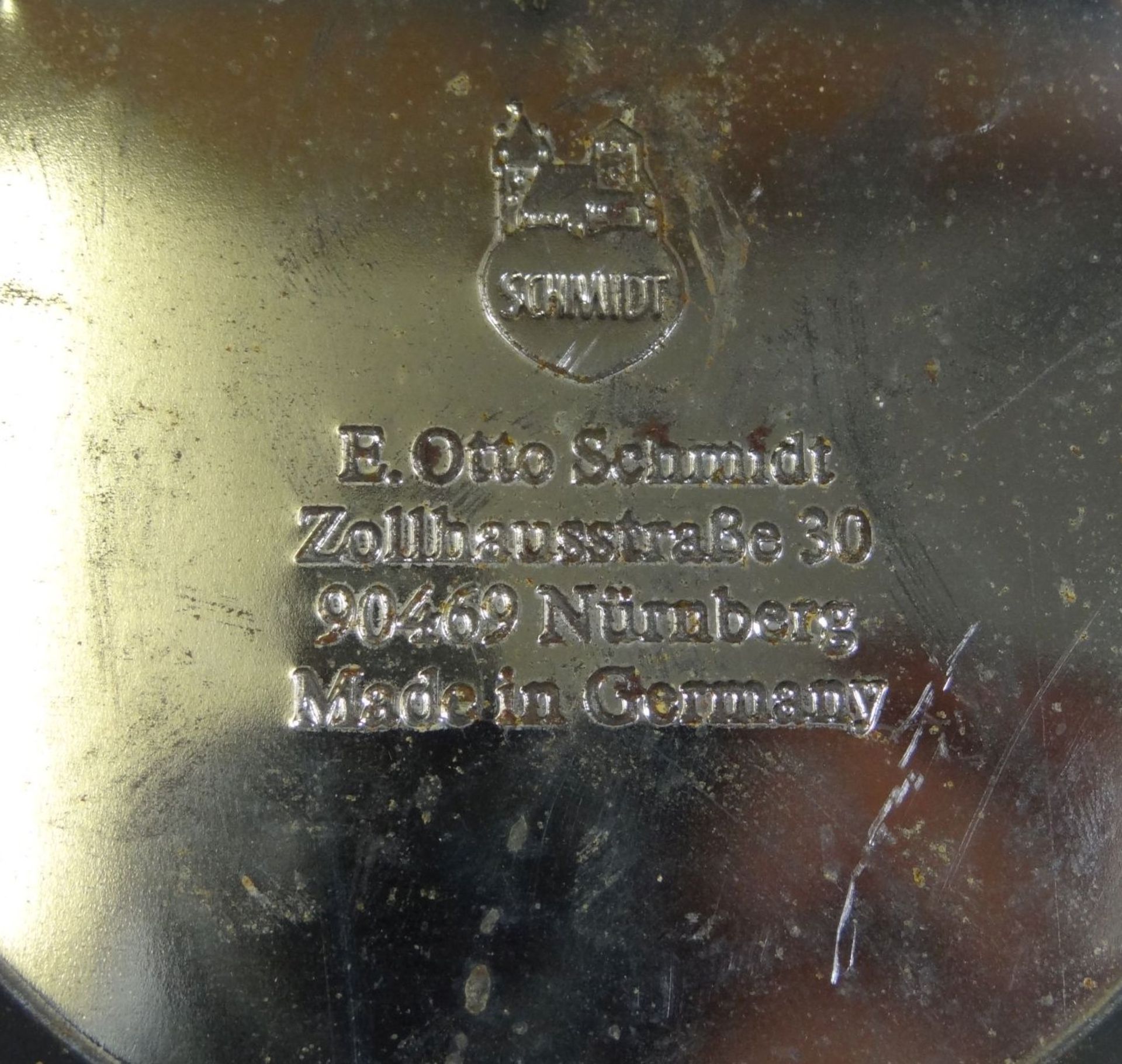 gr. Blechdose "Lebkuchen-Schmidt" Nürnberg, Mit G. Klimit Motiv "Der Kuss", H-13 cm, 37x25 cm, - Bild 7 aus 7
