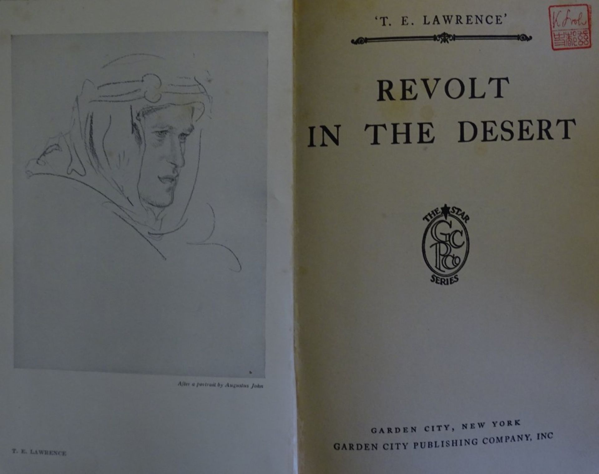 Drei Bücher von T.E.Lawrence,Die sieben Säulen der Weisheit in Deutsch und in Englis - Bild 8 aus 10