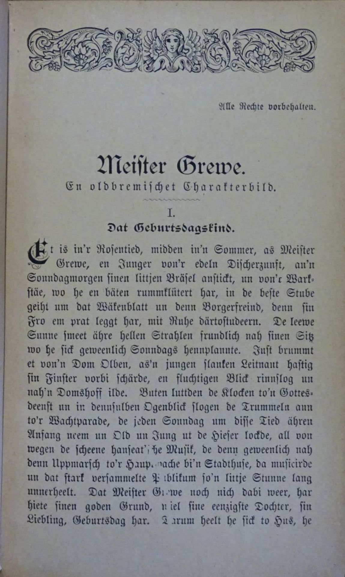 Büchlein,Aus Land und Stadt in Bremer Platt 1895, - Bild 3 aus 6