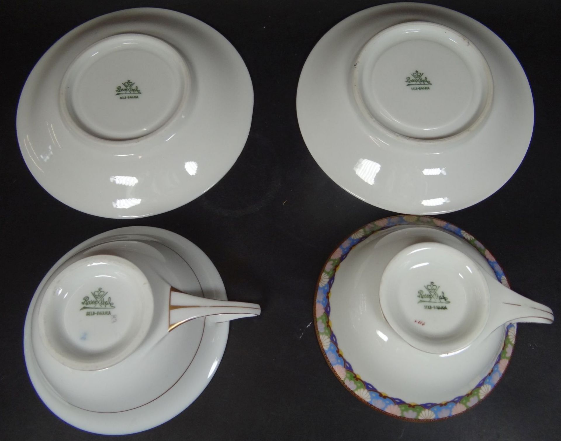 2x Jugendstil-Kaffeetassen mit U.T. von Rosenthal - Image 9 of 10