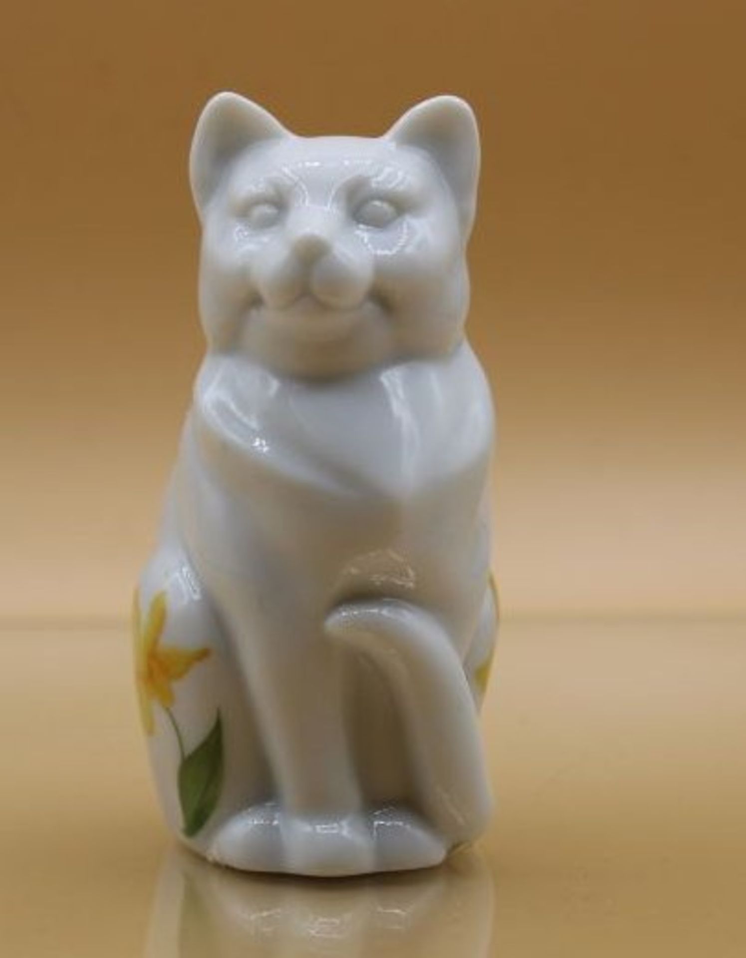 kl. Katzenfigur, Hutschenreuther, H-7,5cm.