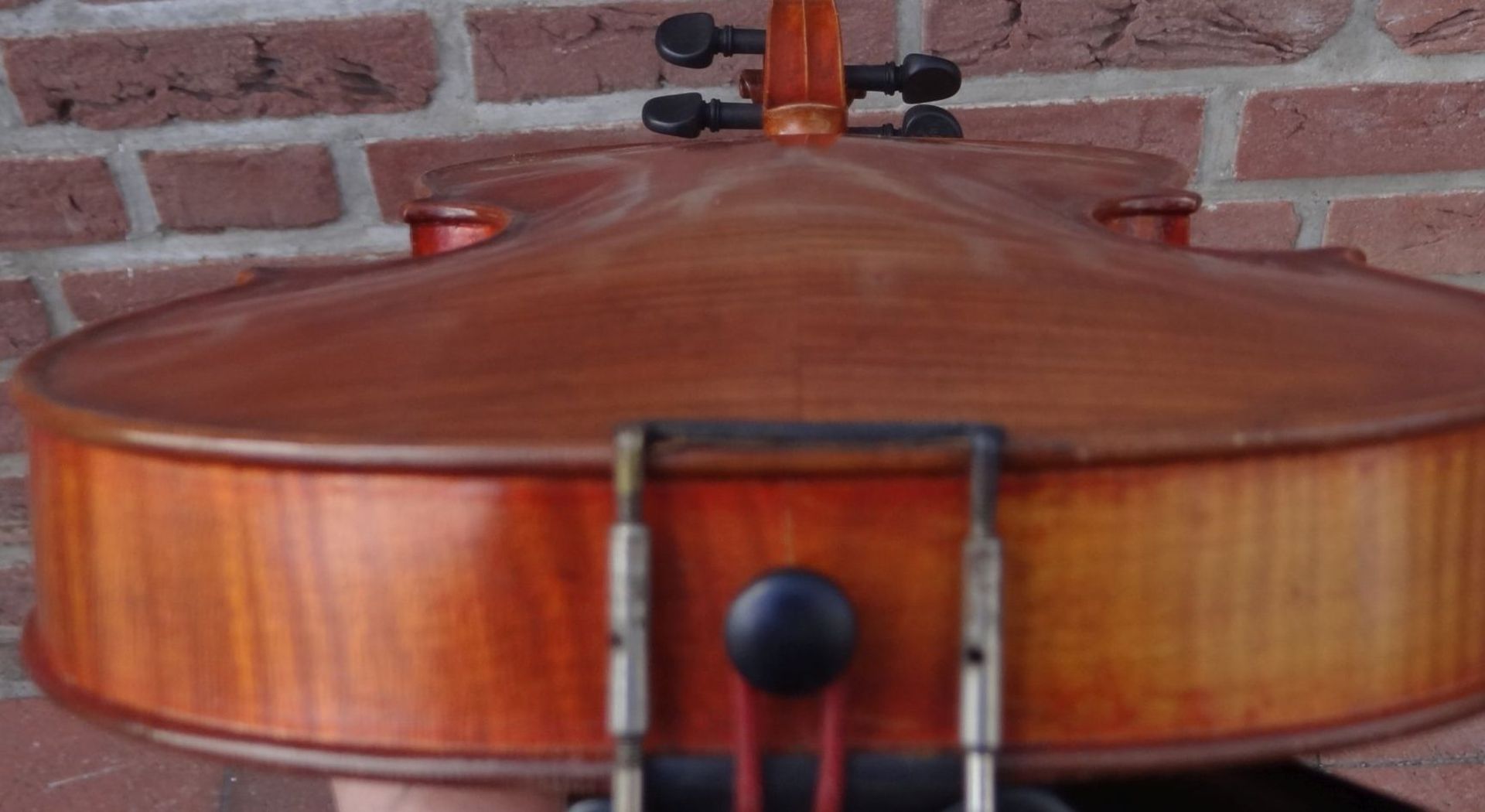 alte Geige mit Bogen in Koffer, gut erhalten, L-60 cm, - Image 7 of 10