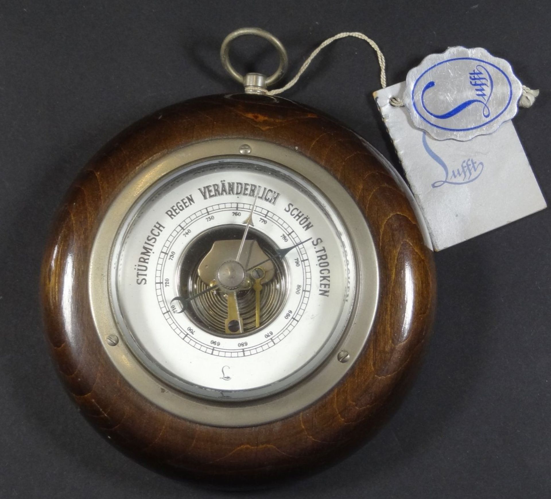 kl. Wandbarometer "Lufft" neuwertig, D-12 cm