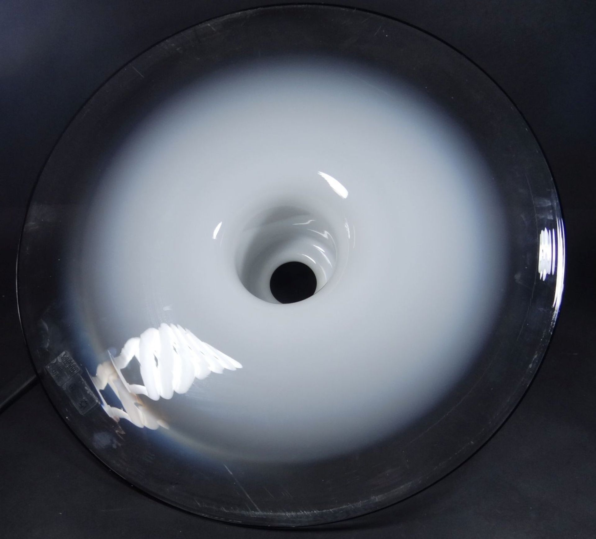 Lampenschirm "Murano Vetri" 48, weiss/klar, D-48 cm - Bild 3 aus 5