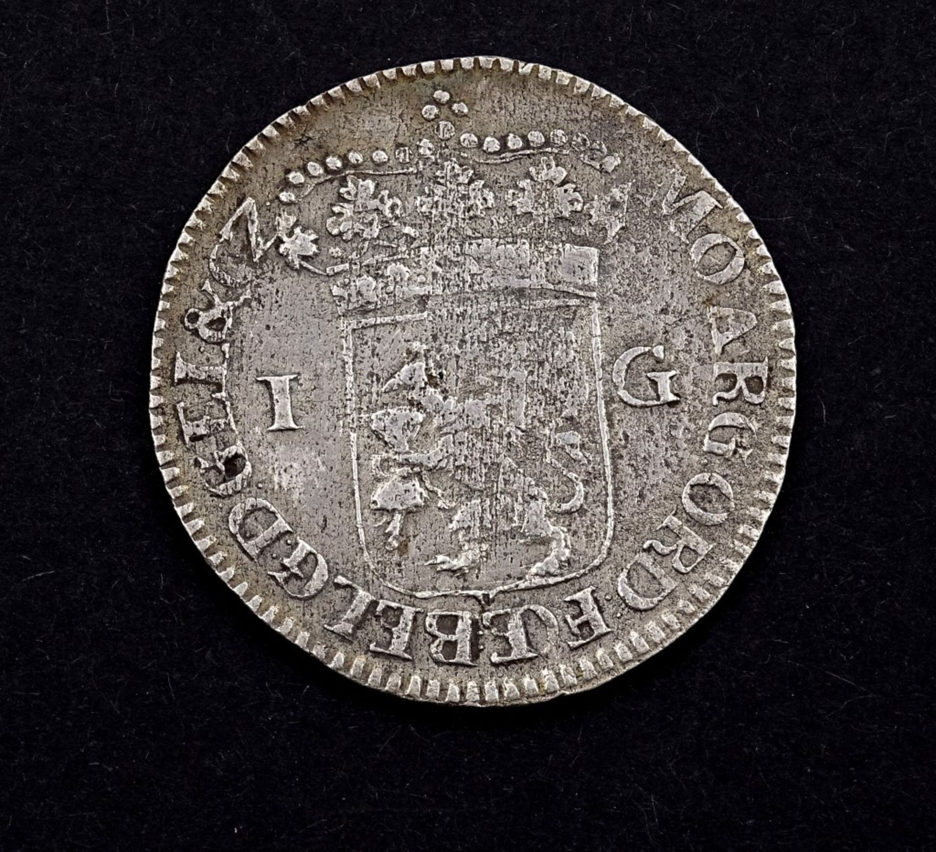 1 Gulden 1737 Silber 10,00gr.