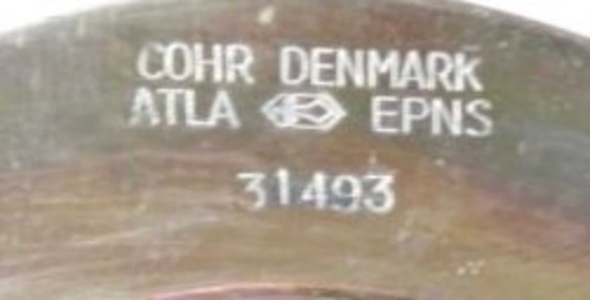 Warmhalteschale, Cohr Danmark, EPNS, H-13cm D-23cm. - Bild 3 aus 3