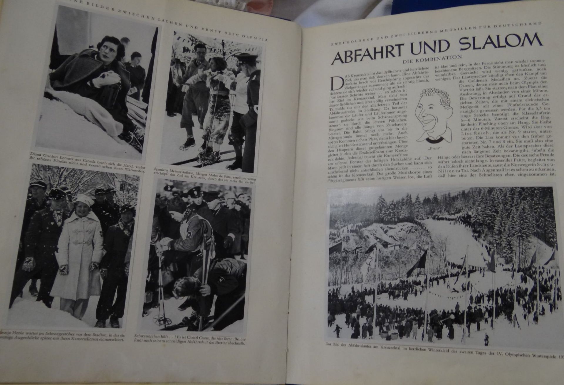 Sammelalbum "Olympia 1936", 2 Bände, ersten Seiten fehlen, Bilder nur ca. 95% vorhande - Bild 5 aus 6